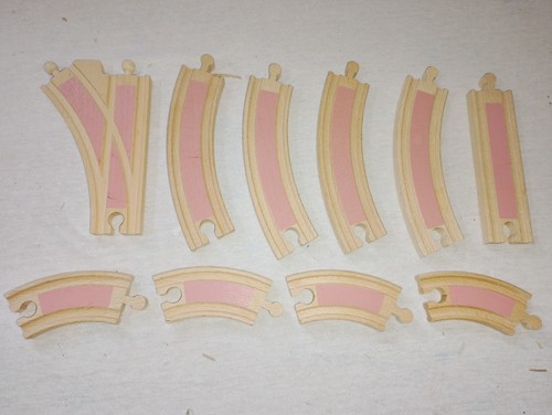 Wooden train track - track, to