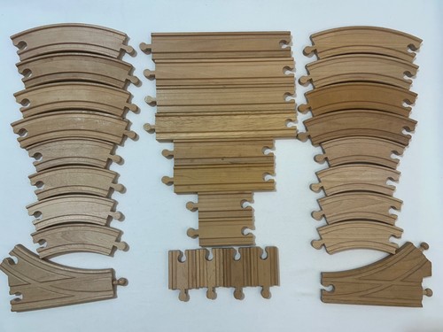 Wooden train track - train, of