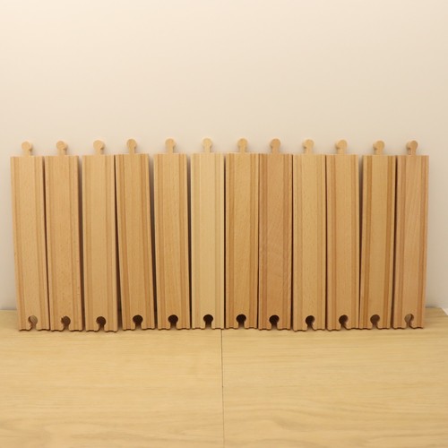 Wooden train track - train,