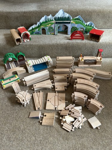Big wooden train - big,