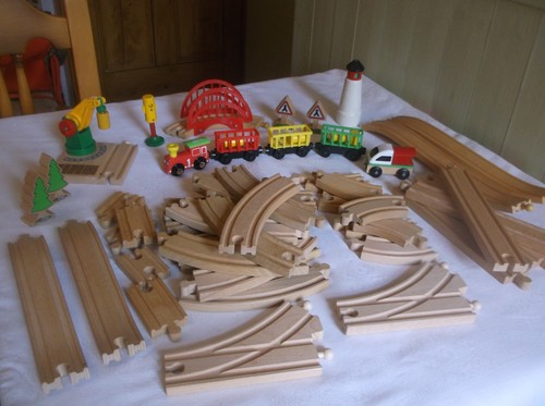 Wooden train - wooden,