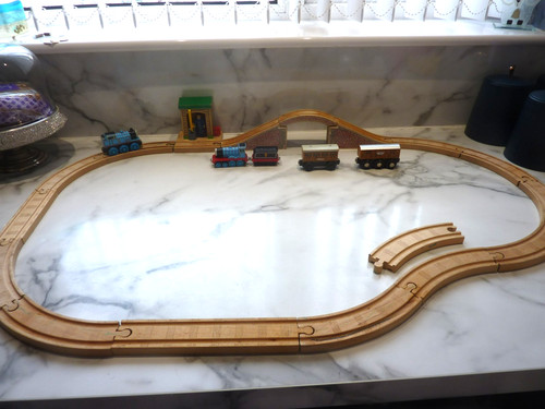 Toy train wooden track thomas - wooden,