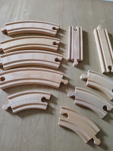 Wooden train track - wooden,