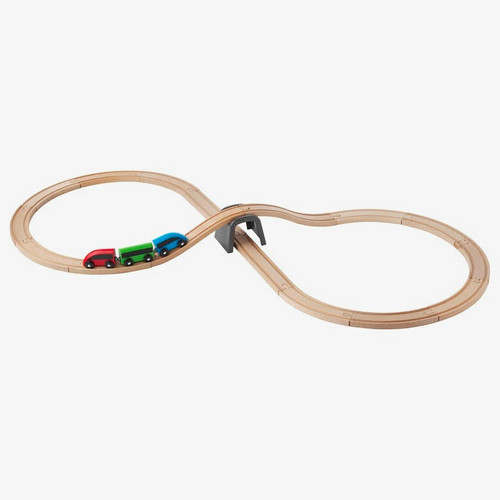 Wooden train track - track, set