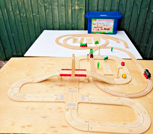 Brio wooden train rail road - wooden,