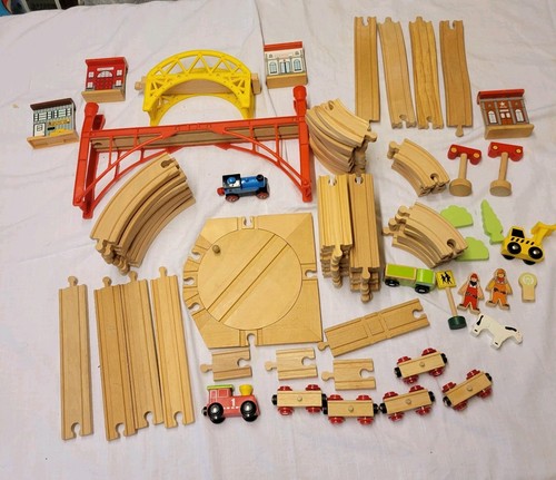 Wooden train track mixed - train,