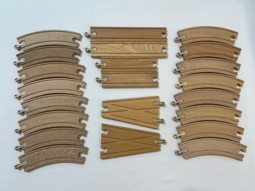 Wooden train track set - track, of