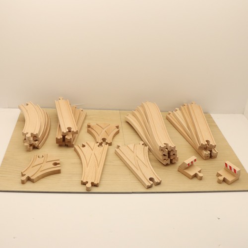 Wooden train track piece - track, 22