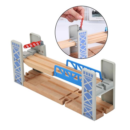 Wooden train track set - train,