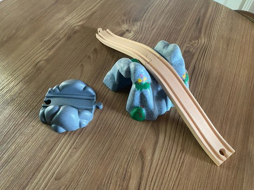 Wooden train track - wooden, accessories