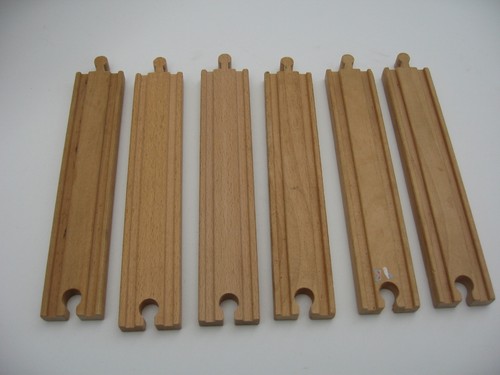 Six long straight - straight, wooden