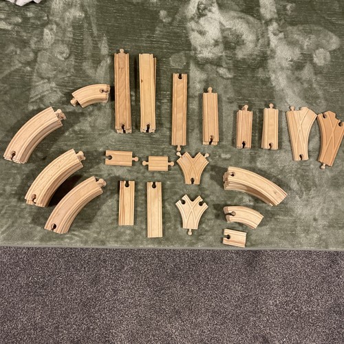 Wooden train tracks can - wooden, tracks,can