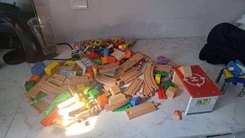 Large bundle wooden - wooden, railway