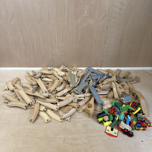 Large wooden train - large,