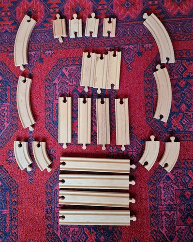 Wooden train track expansion - wooden,