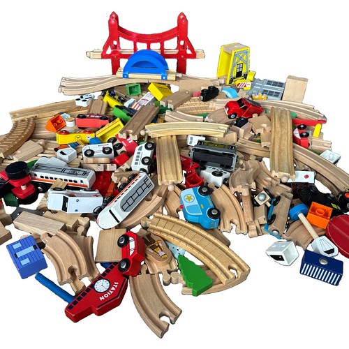 Wooden train track trains - wooden,