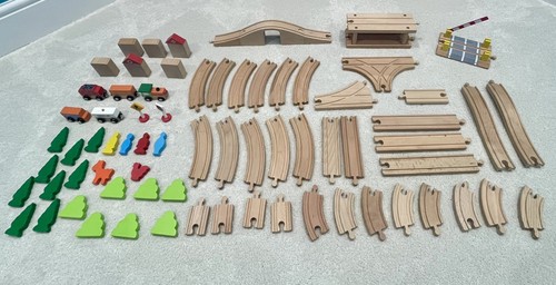 Wooden train track expansion - wooden,