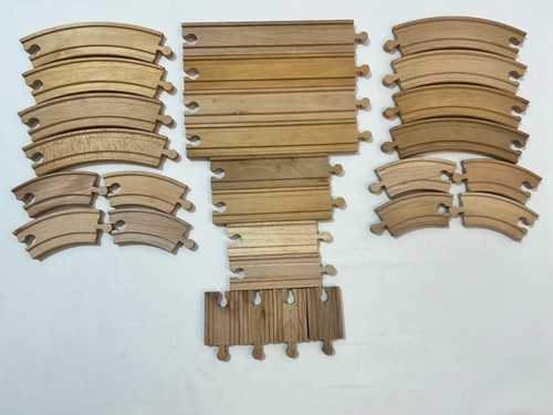 Wooden train track set - train, of