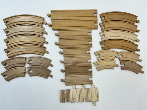 Wooden train track set - set, x28