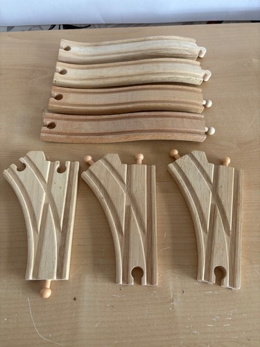 Wooden train track bundle - train,