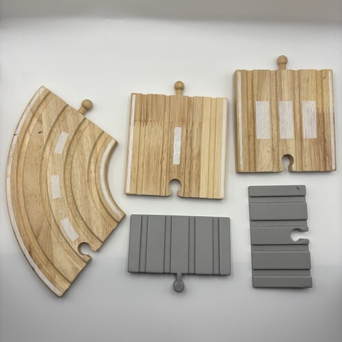 Wooden train track road - track, bundle