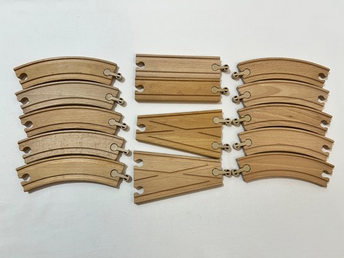 Wooden train track set - set, of