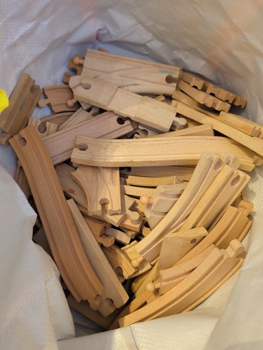 Wooden train track - job, lot