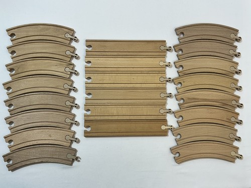 Wooden train track set - track, of