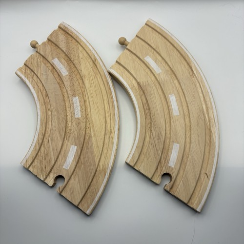 Wooden train track - train,
