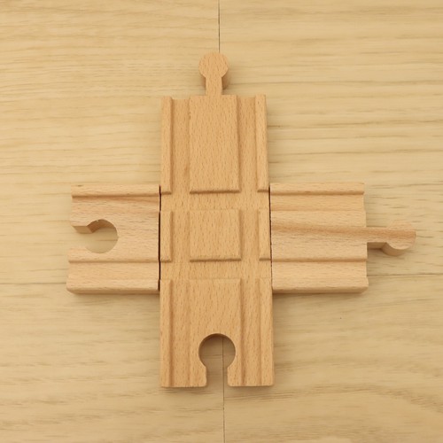 Wooden train track crossroads - wooden,